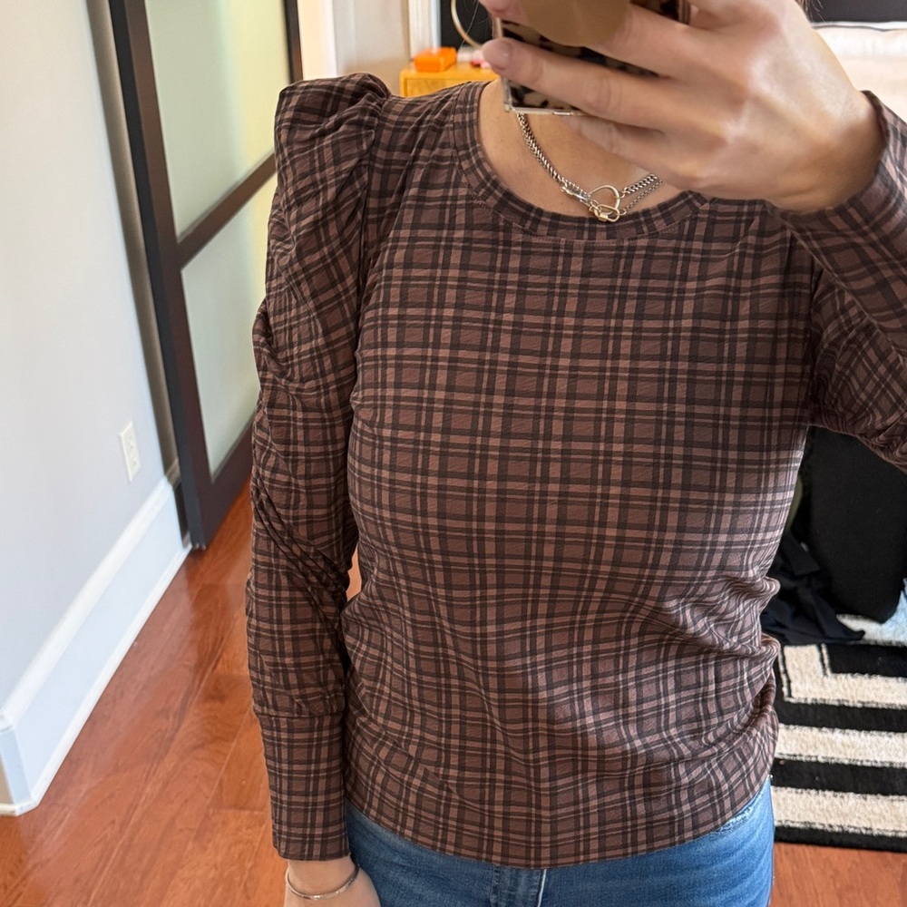 Nation Ltd Romy Puff Long Sleeve Top